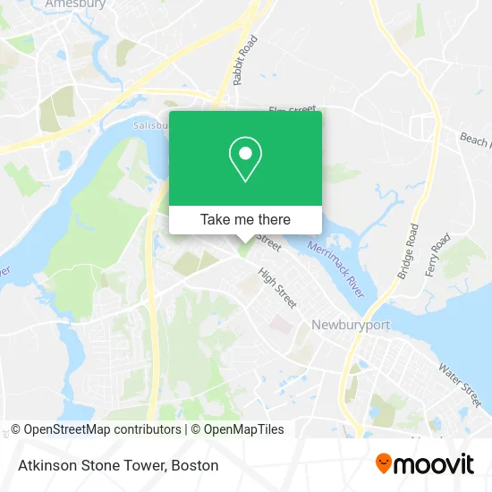 Atkinson Stone Tower map