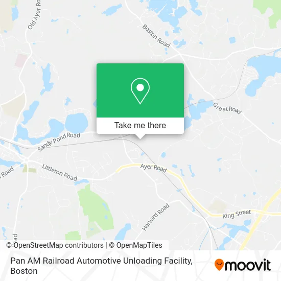 Pan AM Railroad Automotive Unloading Facility map