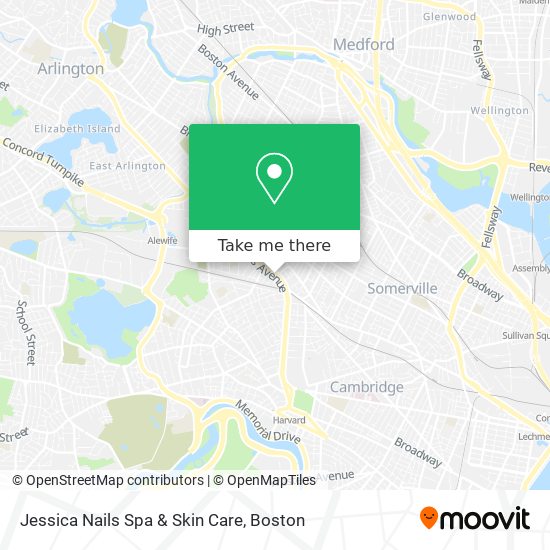 Mapa de Jessica Nails Spa & Skin Care