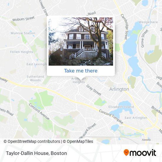 Taylor-Dallin House map