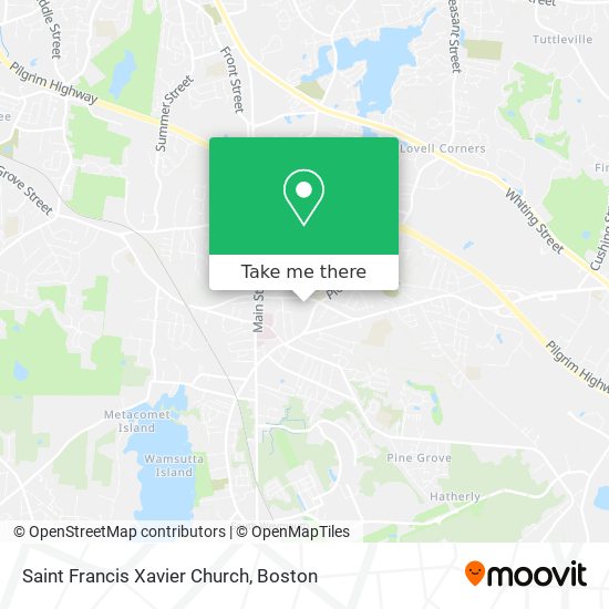 Mapa de Saint Francis Xavier Church