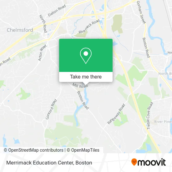 Merrimack Education Center map