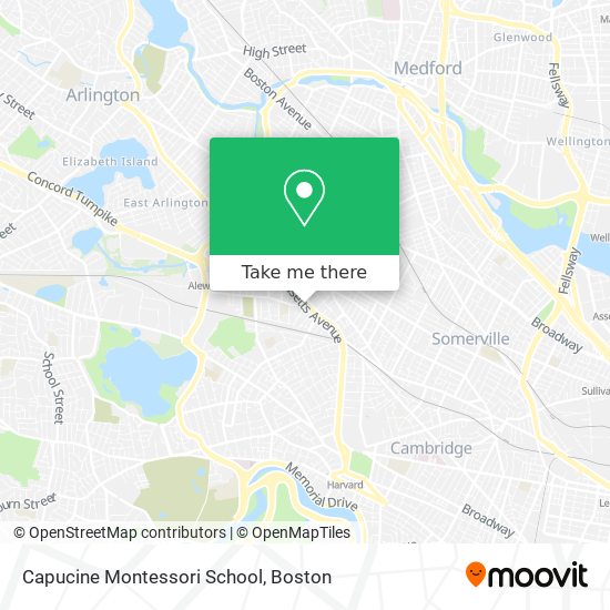 Mapa de Capucine Montessori School