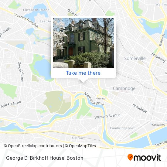 George D. Birkhoff House map