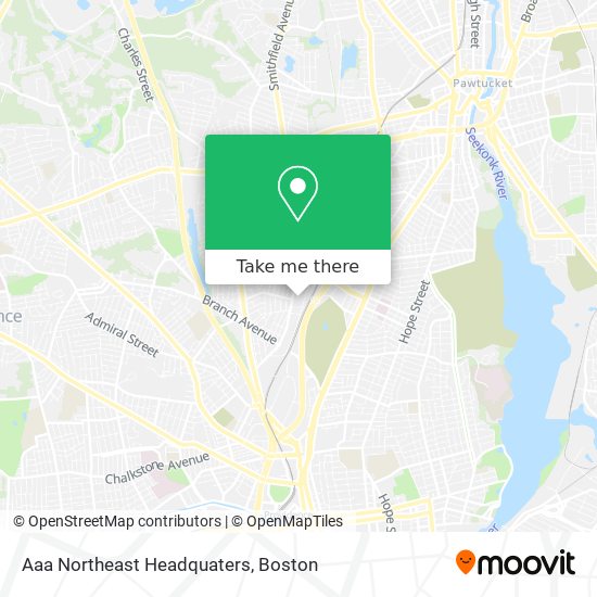 Mapa de Aaa Northeast Headquaters