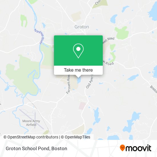 Groton School Pond map