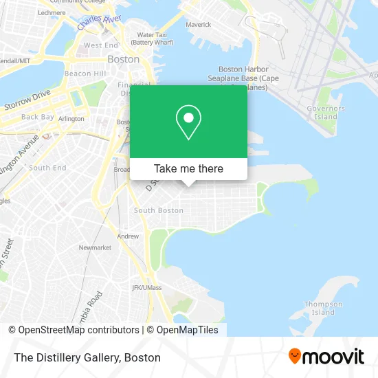 The Distillery Gallery map