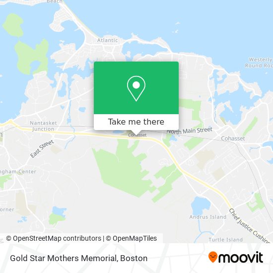 Gold Star Mothers Memorial map