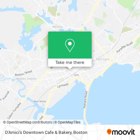 Mapa de D'Amici's Downtown Cafe & Bakery