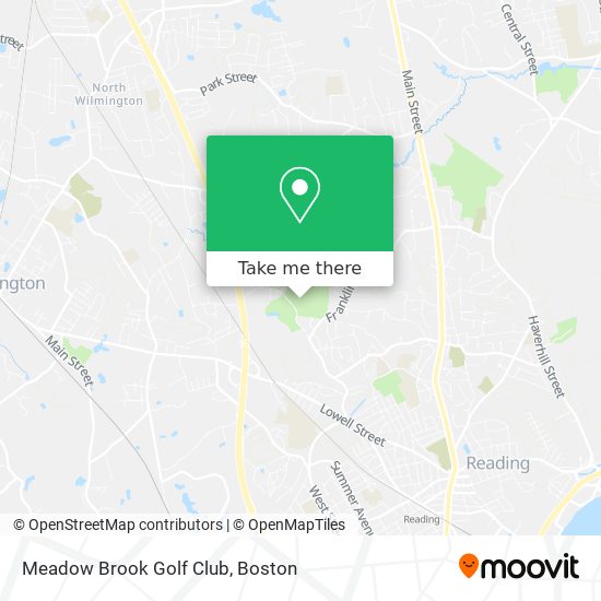 Meadow Brook Golf Club map