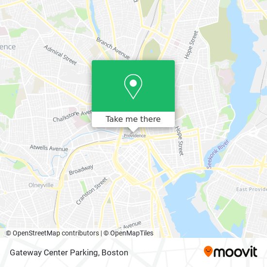 Mapa de Gateway Center Parking