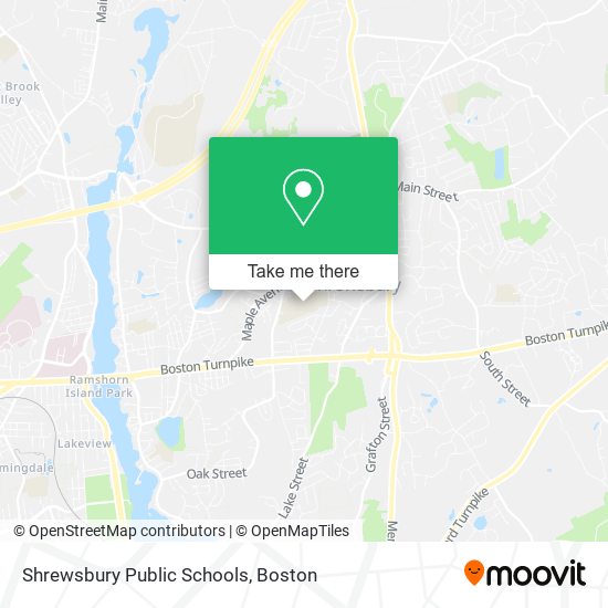 Mapa de Shrewsbury Public Schools