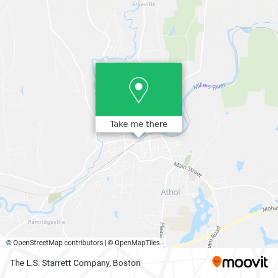 The L.S. Starrett Company map
