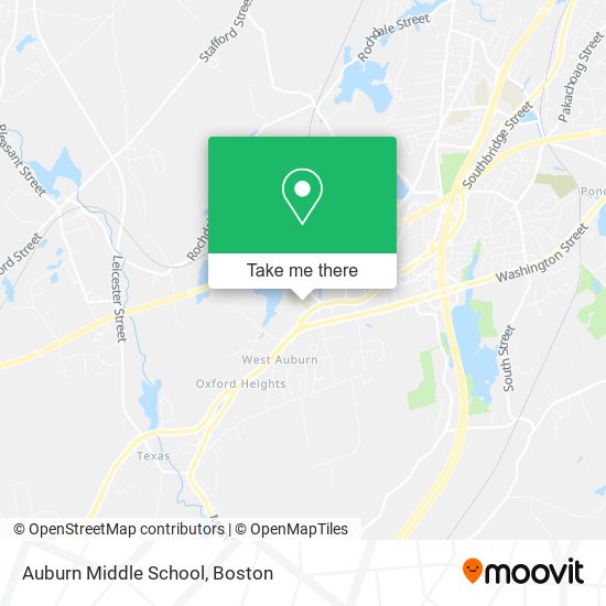 Auburn Middle School map