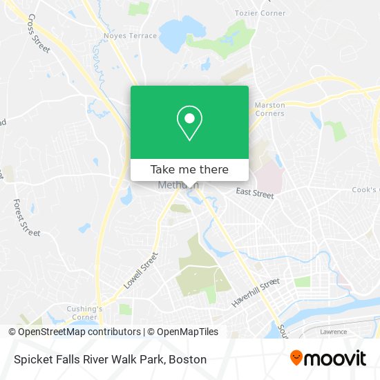 Mapa de Spicket Falls River Walk Park