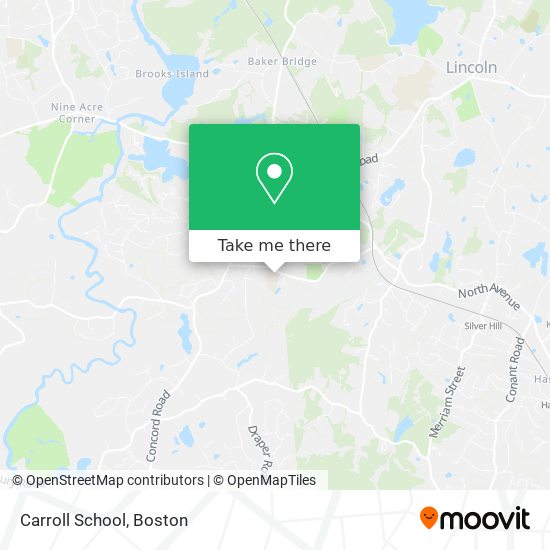 Carroll School map