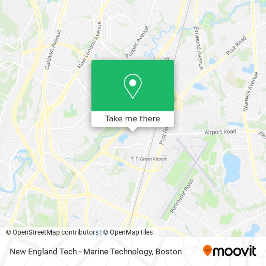 Mapa de New England Tech - Marine Technology