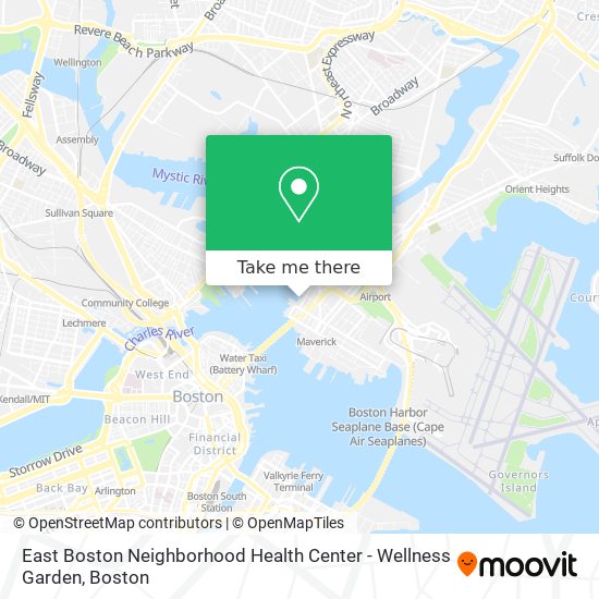 East Boston Neighborhood Health Center - Wellness Garden map