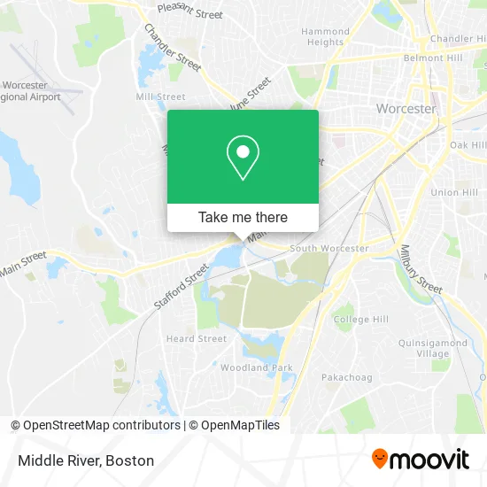 Mapa de Middle River
