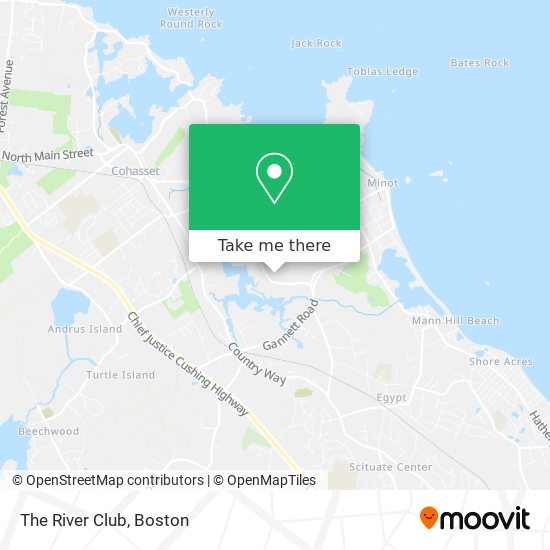 The River Club map