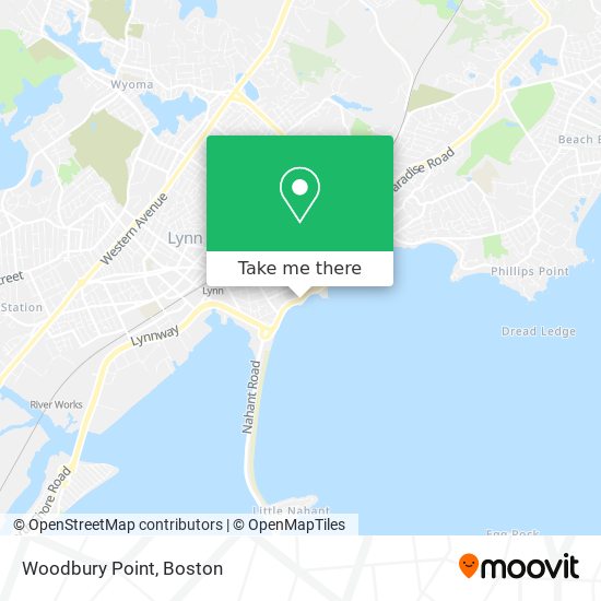 Woodbury Point map