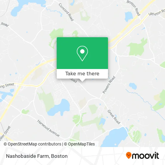 Nashobaside Farm map