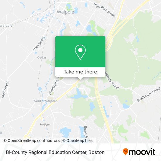 Mapa de Bi-County Regional Education Center