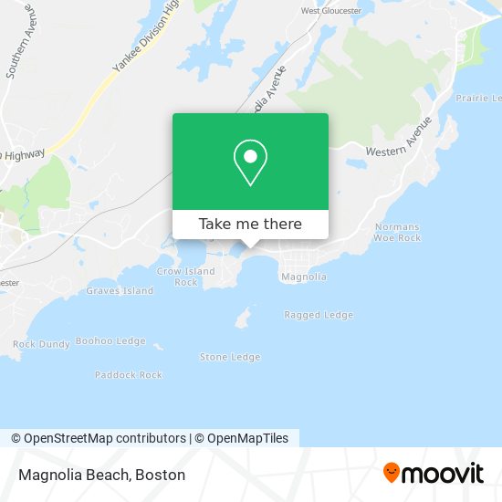 Mapa de Magnolia Beach