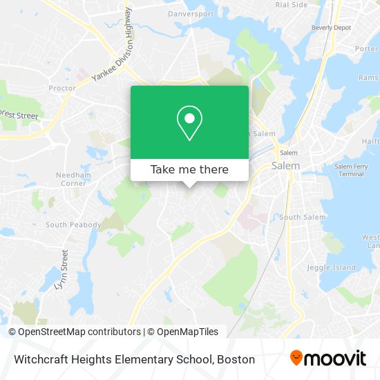 Witchcraft Heights Elementary School map