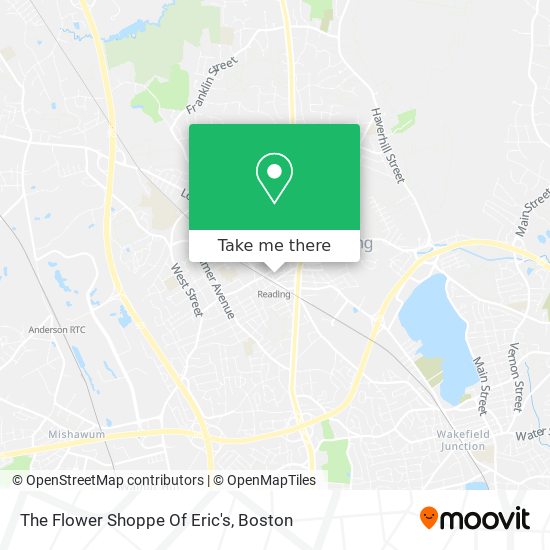 The Flower Shoppe Of Eric's map