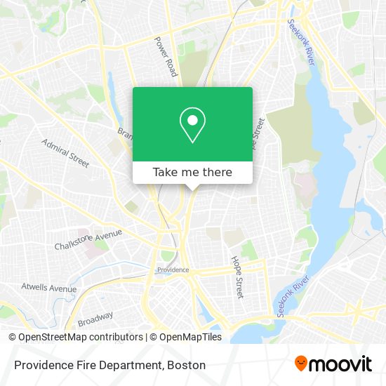 Providence Fire Department map