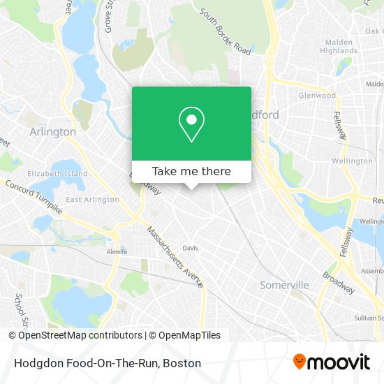 Mapa de Hodgdon Food-On-The-Run