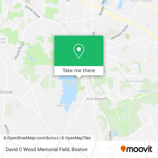 David C Wood Memorial Field map