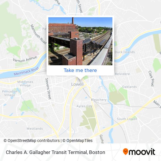 Charles A. Gallagher Transit Terminal map