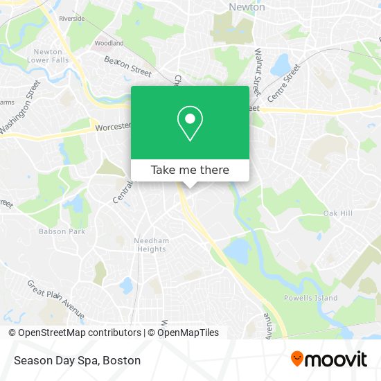 Mapa de Season Day Spa