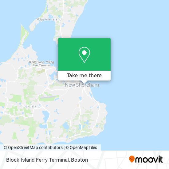 Block Island Ferry Terminal map