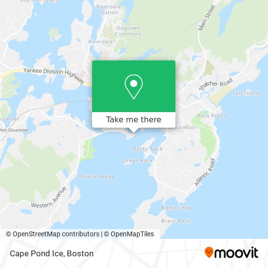 Cape Pond Ice map