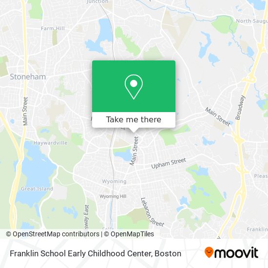 Franklin School Early Childhood Center map