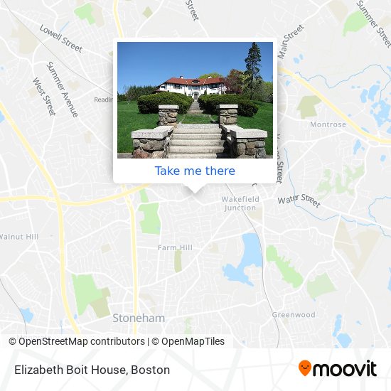 Elizabeth Boit House map