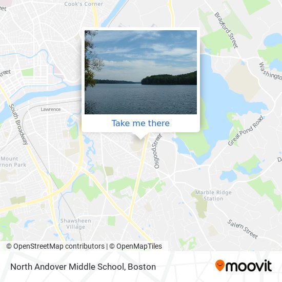 North Andover Middle School map