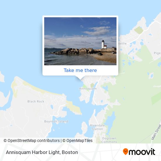 Annisquam Harbor Light map