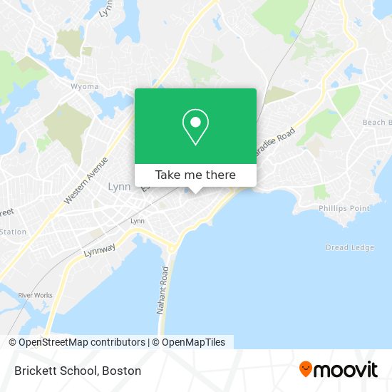 Mapa de Brickett School