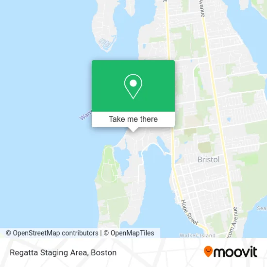 Regatta Staging Area map