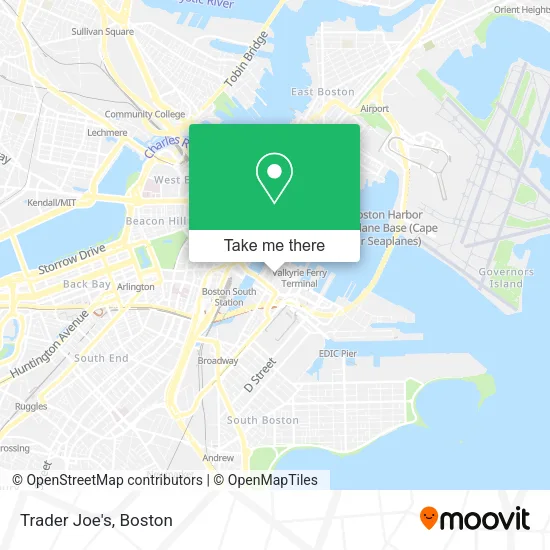 Trader Joe's map