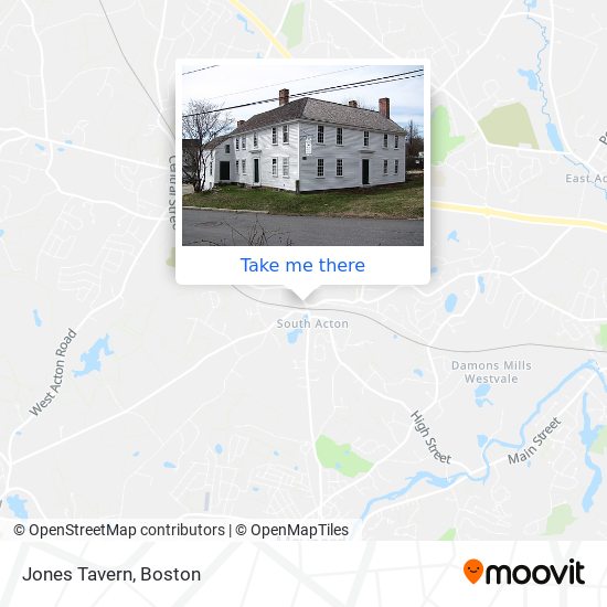 Jones Tavern map