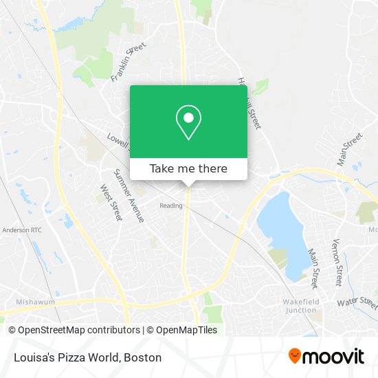 Louisa's Pizza World map