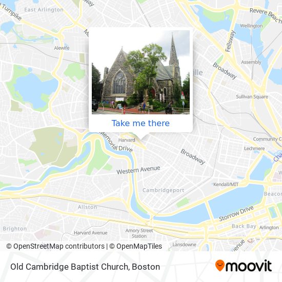 Mapa de Old Cambridge Baptist Church