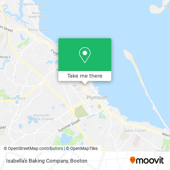 Mapa de Isabella's Baking Company