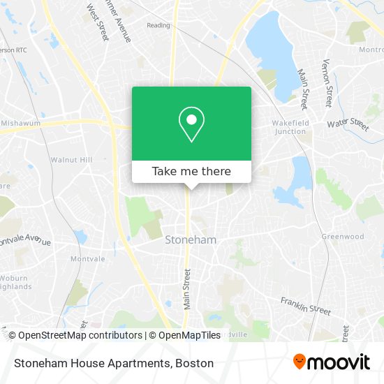 Mapa de Stoneham House Apartments