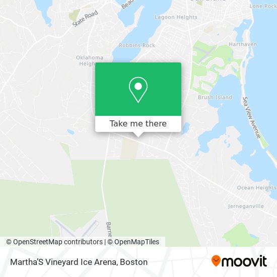 Martha’S Vineyard Ice Arena map